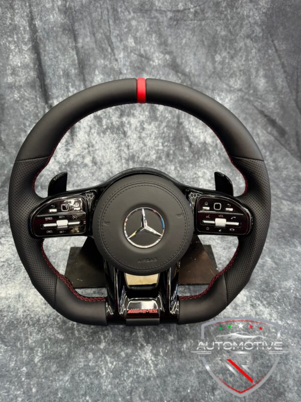 Volante (sportivo) Mercedes Benz AMG con airbag in vera pelle