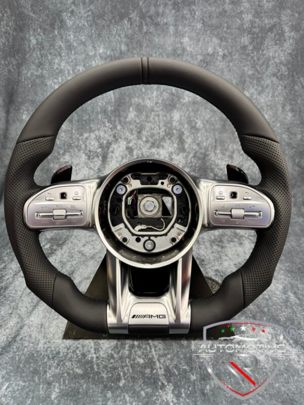 Volante Mercedes Benz AMG in pelle senza airbag