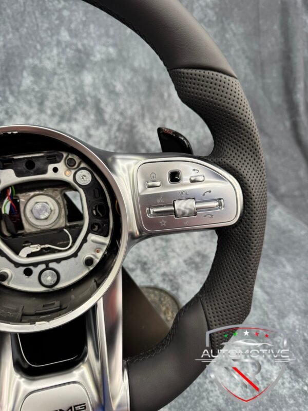 Volante Mercedes Benz AMG in pelle senza airbag - immagine 4