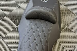 Rivestimento sella Yamaha T-Max 500/530 Cuciture Grigio Scuro