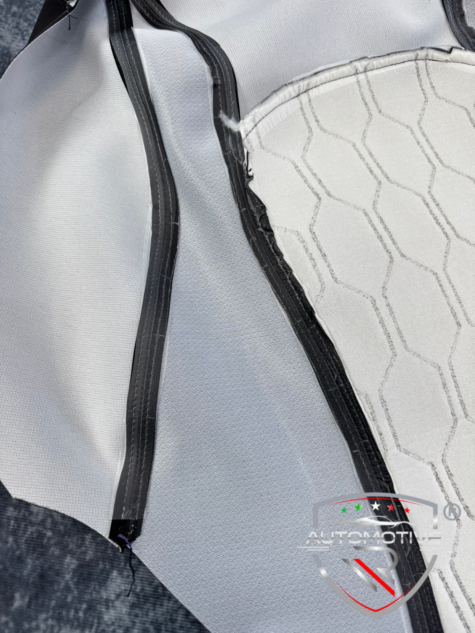 Rivestimento sella Yamaha T-Max 500/530 Cuciture Viola - immagine 5