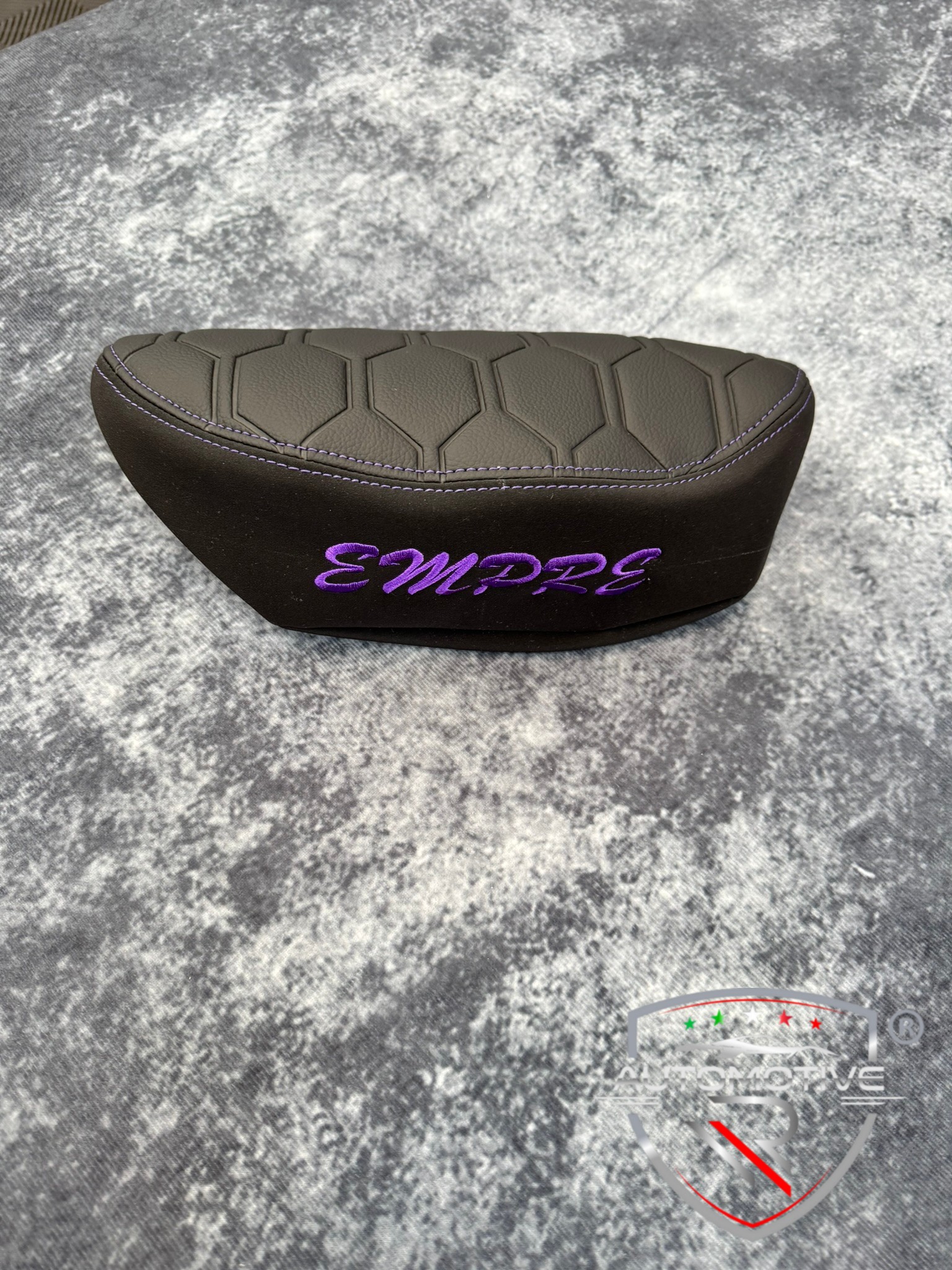 Rivestimento sella Yamaha T-Max 500/530 Cuciture Viola - immagine 6