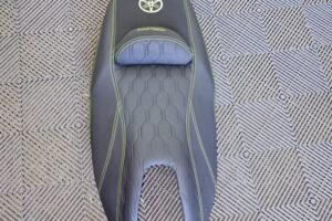Rivestimento sella Yamaha T-Max 500 Cuciture Giallo Fluo